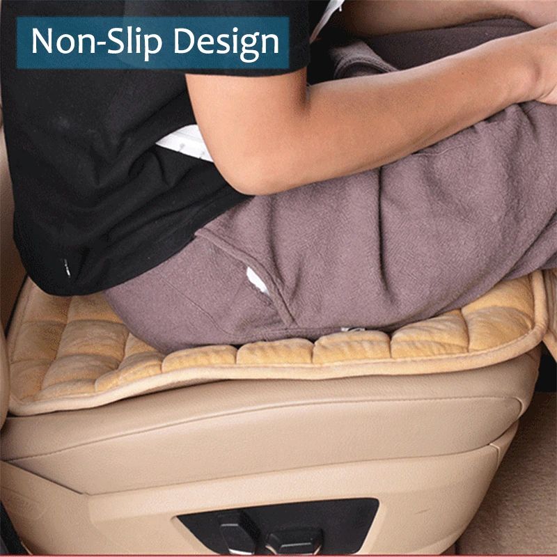 SEAMETAL Universal Plush Soft Car Seat Cover Cushion For Sedan SUV Trucks 3
