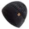 Unisex Plush Fur Lined Knitted Winter Beanie Hat For Outdoor Cold Weather 10