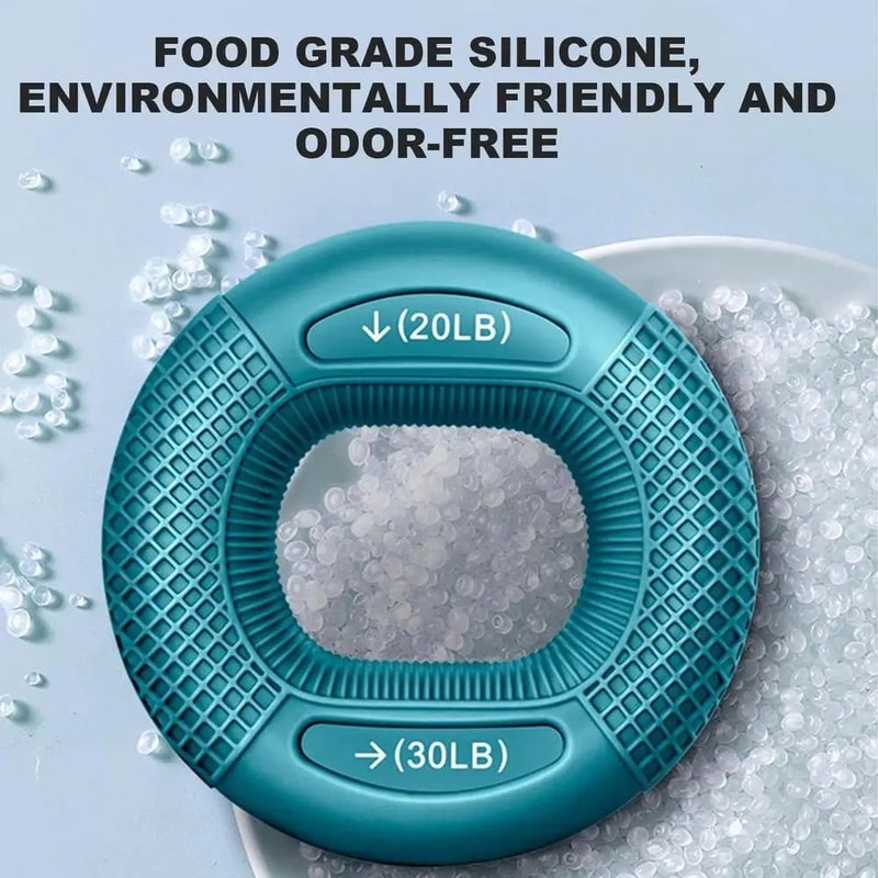 Adjustable Silicone Finger Grip Strengthener Ring For Hand And Wrist Training 1