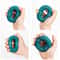 Adjustable Silicone Finger Grip Strengthener Ring For Hand And Wrist Training 5