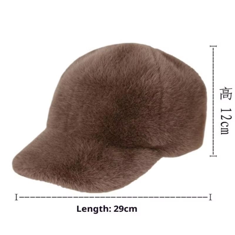 ArcticShield Plush Faux Fur Winter Snapback Hat 5