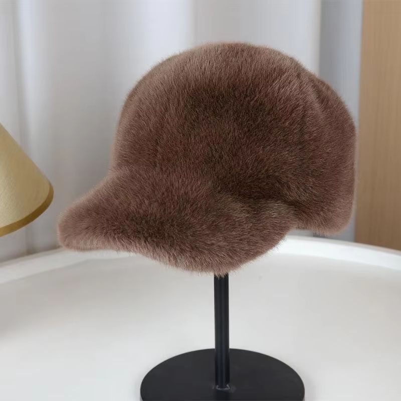 ArcticShield Plush Faux Fur Winter Snapback Hat 8