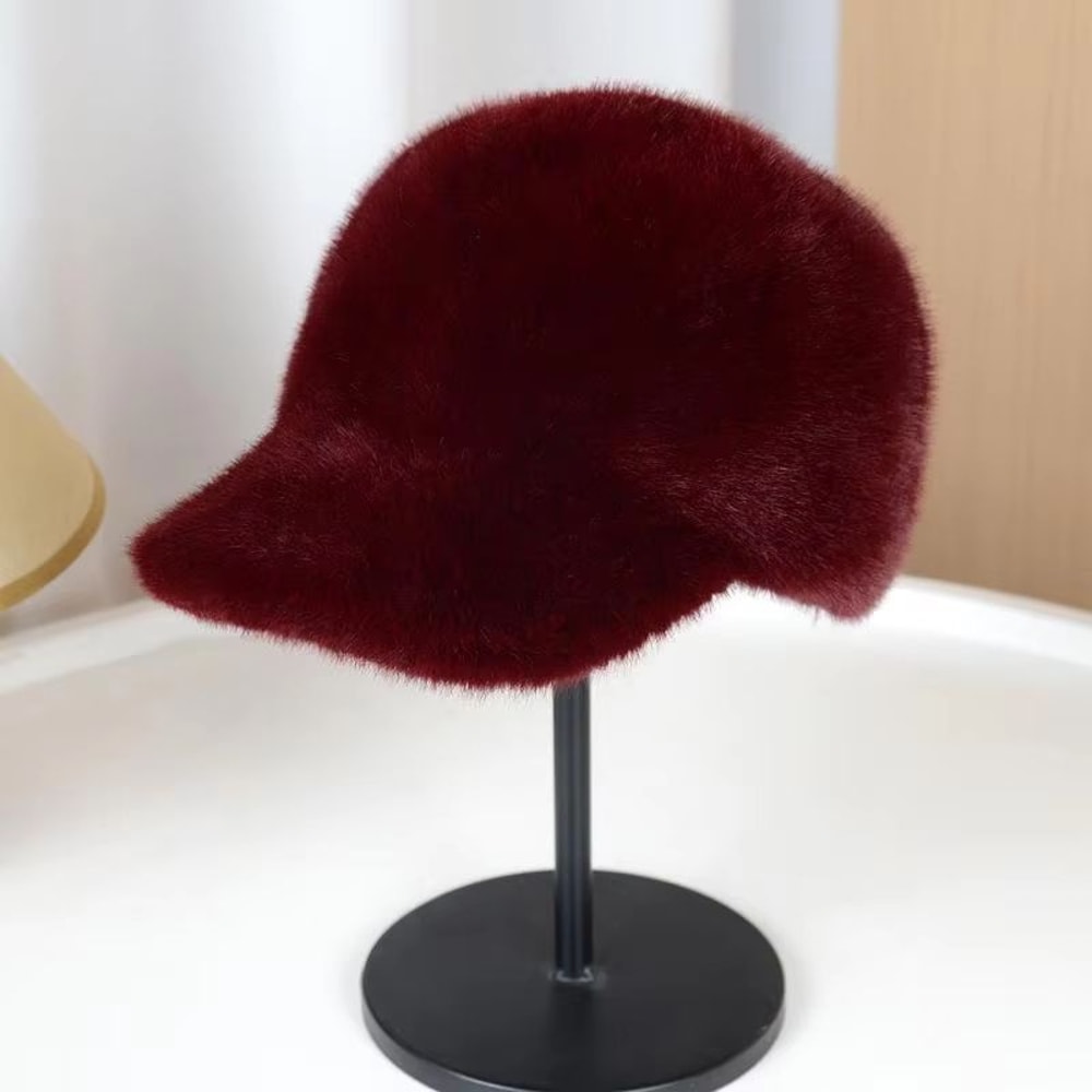 ArcticShield Plush Faux Fur Winter Snapback Hat 10