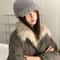 Korean Style Plush Warm Autumn Winter Womens Baseball Cap 4
