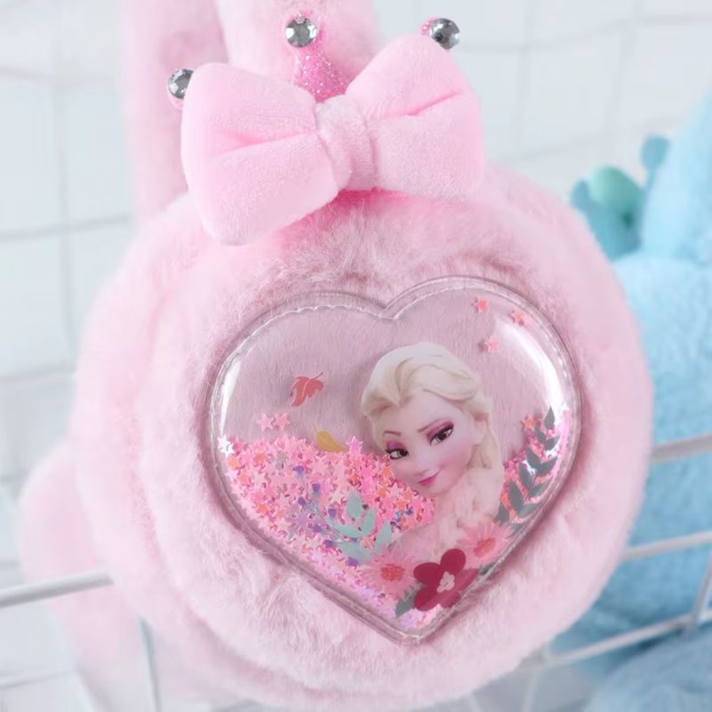 Hasbro Elsa Plush Earmuffs For Kids Thick Warm Cartoon Ear Warmers 2