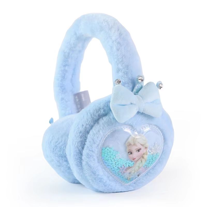 Hasbro Elsa Plush Earmuffs For Kids Thick Warm Cartoon Ear Warmers 4