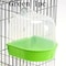 Transparent Splash Proof Bird Bath Tub For Cage With Easy Grip Handle 6