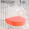 Transparent Splash Proof Bird Bath Tub For Cage With Easy Grip Handle 7
