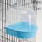 Transparent Splash Proof Bird Bath Tub For Cage With Easy Grip Handle 9