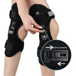 adjustable exoskeleton walking aid knee rehabilitation brace for seniors, leg joint training support