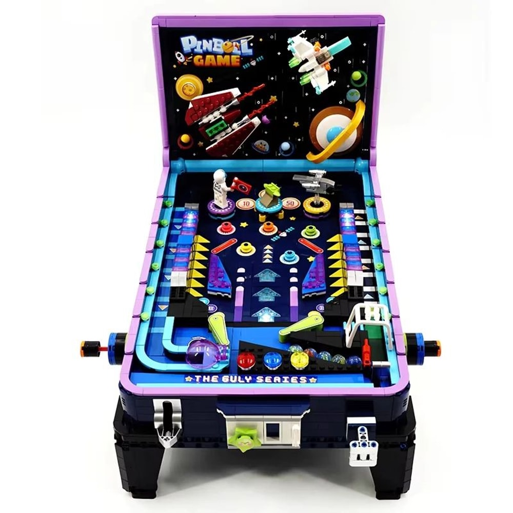 GULY 60526 Motorized Pinball Building Block Set With Lights 2309pcs 3