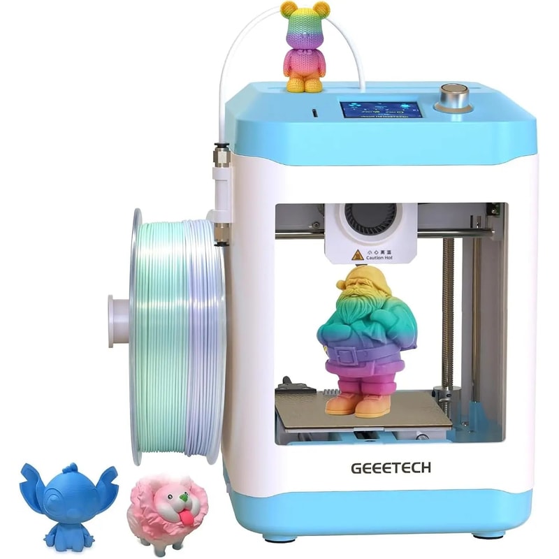 Geeetech M1 Mini 3D Printer For Kids Beginners With Auto Leveling And HighSpeed Printing 0