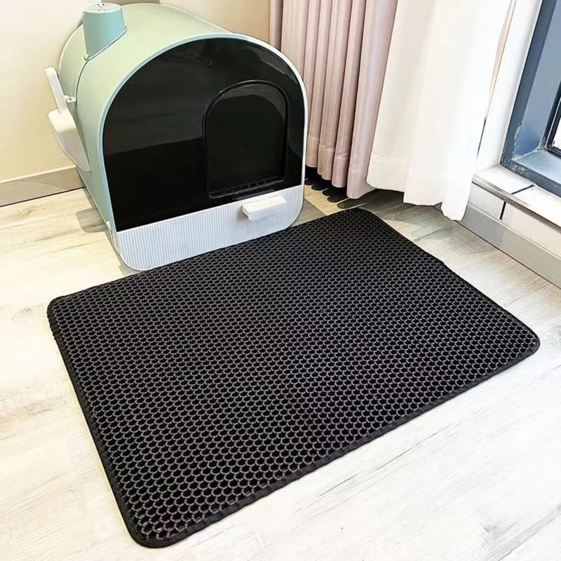 Extra Large Cat Litter Mat Heavy Duty Waterproof 2 Layer NonSlip Washable Floor Protector 7