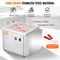 SucceBuy Rolled Ice Cream Maker With BuiltIn Compressor Stainless Steel Machine For Homemade Desser 4