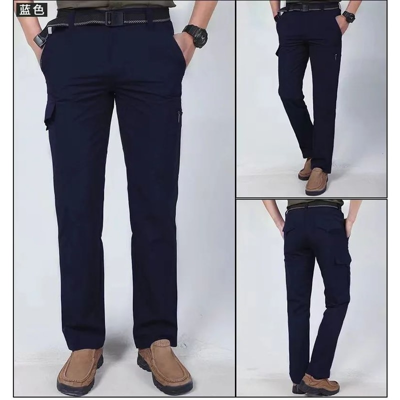 Mens Tactical Quick Dry Waterproof Cargo Pants For Outdoor Camping And Casual Wear 0