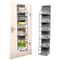 6Shelf Over The Door Hanging Pantry And Storage Organizer With Clear Plastic Pockets 0