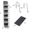 6Shelf Over The Door Hanging Pantry And Storage Organizer With Clear Plastic Pockets 2