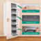 6Shelf Over The Door Hanging Pantry And Storage Organizer With Clear Plastic Pockets 3