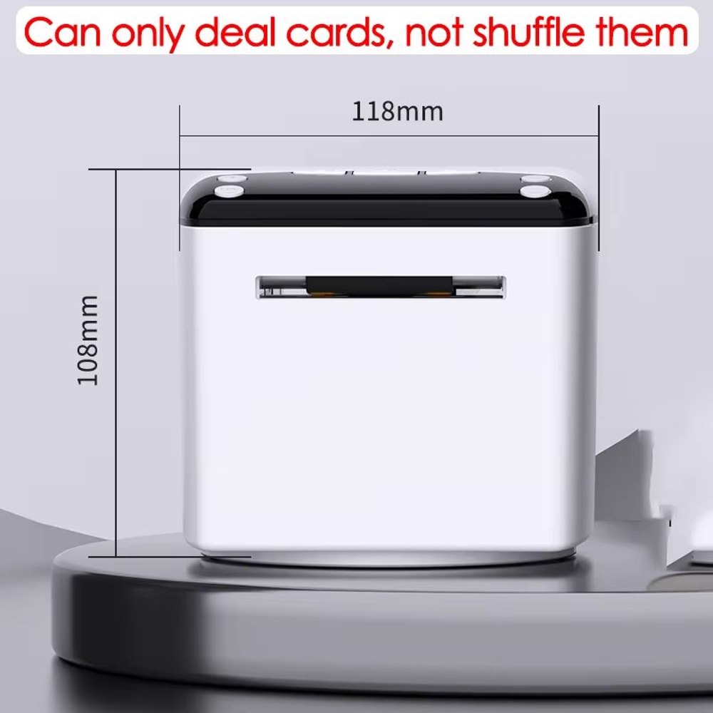Rechargeable 4000mAh Electric Automatic Card Dealer Machine With Adjustable Speed And Distance For 7