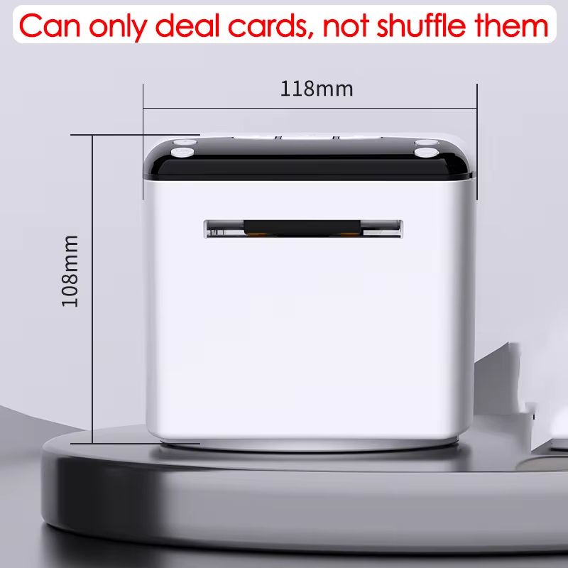 Rechargeable 4000mAh Electric Automatic Card Dealer Machine With Adjustable Speed And Distance For 7