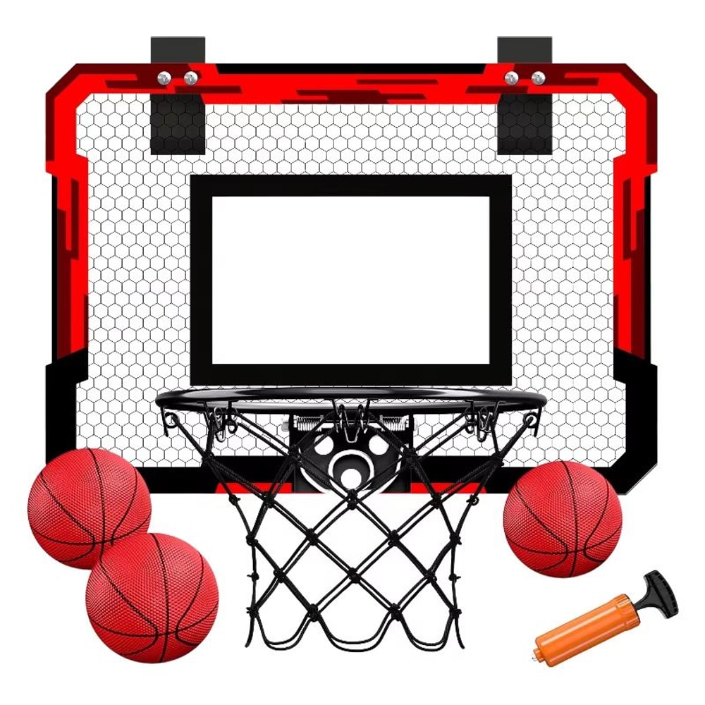 Kids WallMounted Basketball Hoop Set For Indoor And Outdoor Play 6