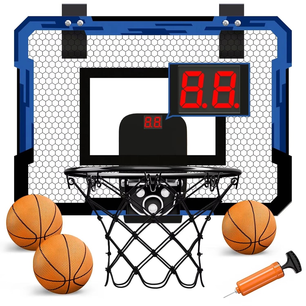Kids WallMounted Basketball Hoop Set For Indoor And Outdoor Play 7