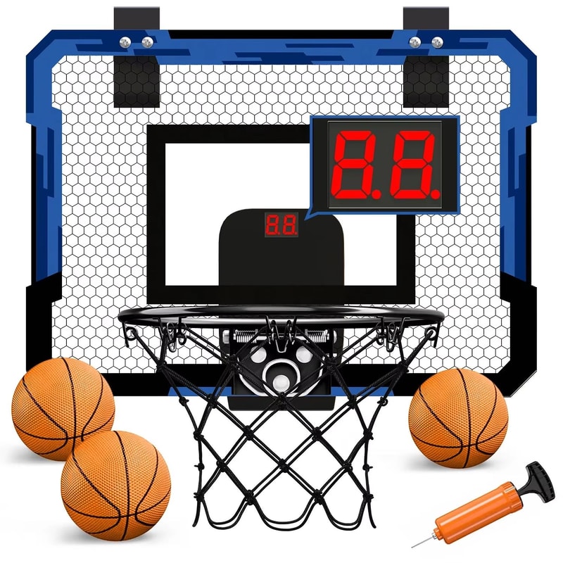 Kids WallMounted Basketball Hoop Set For Indoor And Outdoor Play 7