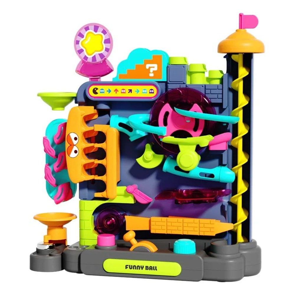 Educational Montessori Multilayer Rolling Ball Track Adventure Game For Kids 5