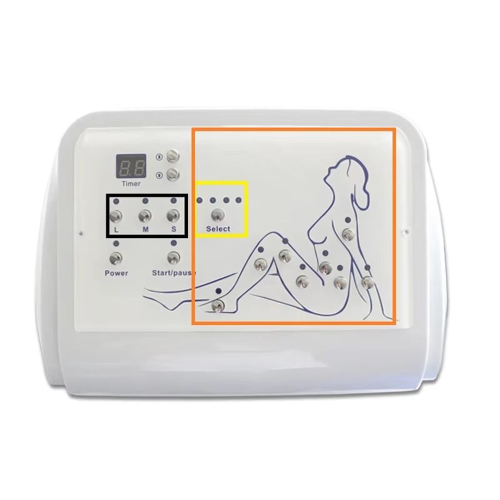 Air Wave Pressure Lymphatic Drainage Pressotherapy Machine With Air Compression Massage 3