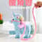 Walking And Singing Electric Plush Unicorn With Leading Rope For Kids 0