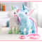 Walking And Singing Electric Plush Unicorn With Leading Rope For Kids 4