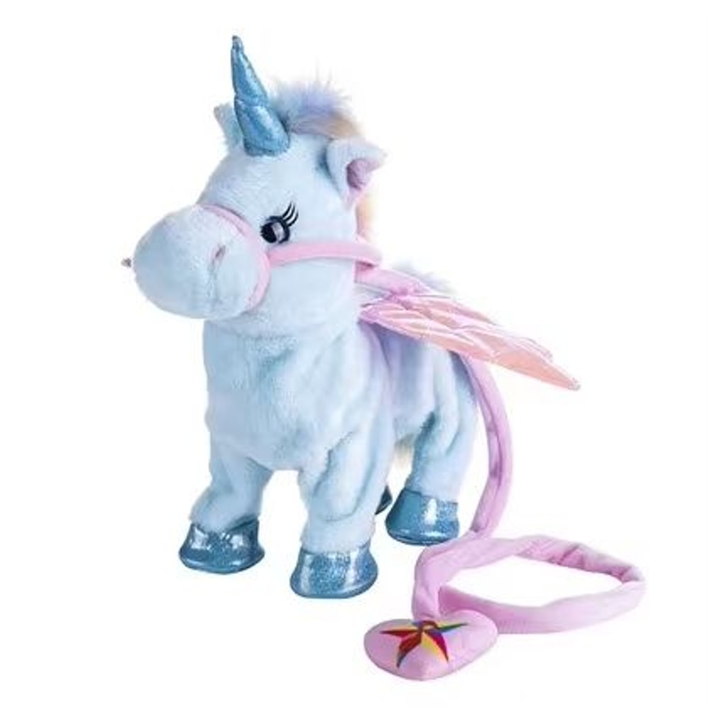 Walking And Singing Electric Plush Unicorn With Leading Rope For Kids 9