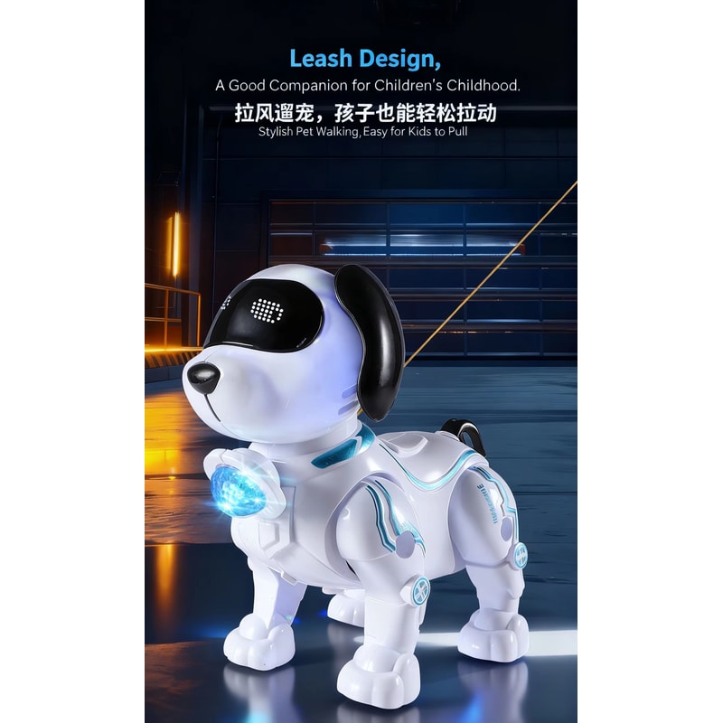 GlowPaws Interactive Crawling Puppy Toy With Lights And Sound 4