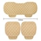 SEAMETAL Plush Universal Car Seat Cushion Cover AntiSlip Soft Protector 5