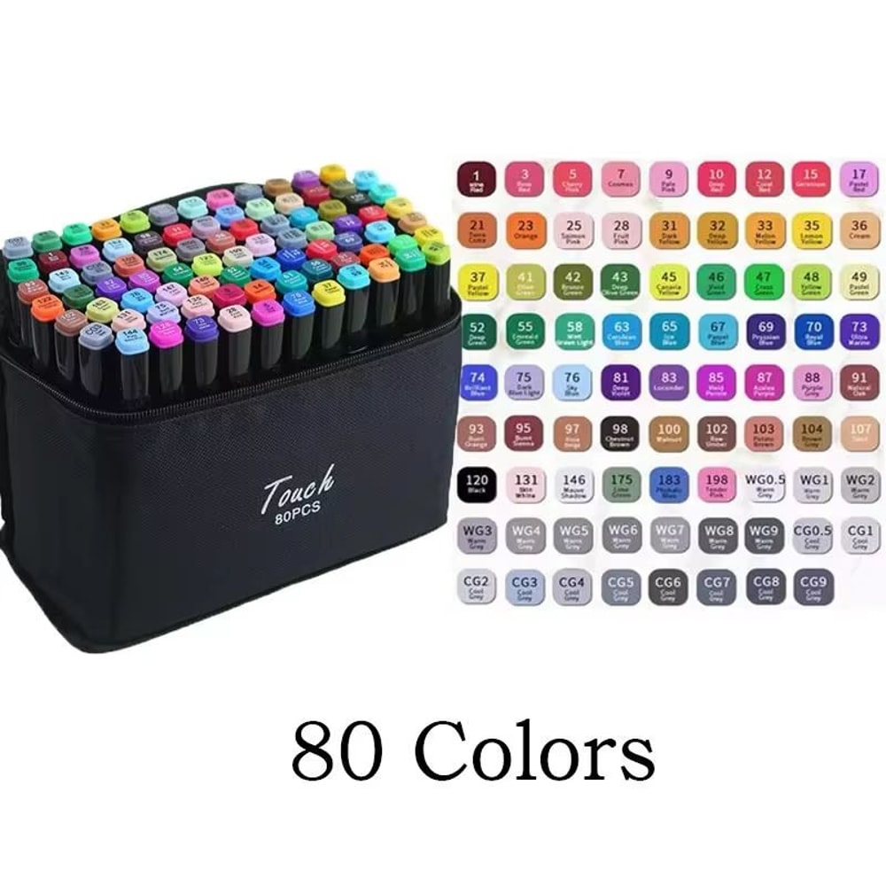 ColorSpectrum DualTip Permanent Art Marker Pens Set 11