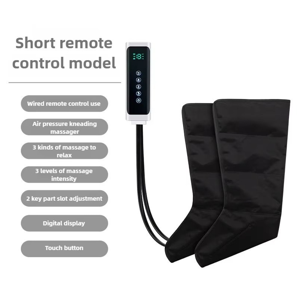AirEase Electric Air Pressure Leg Massager With Remote Control 8