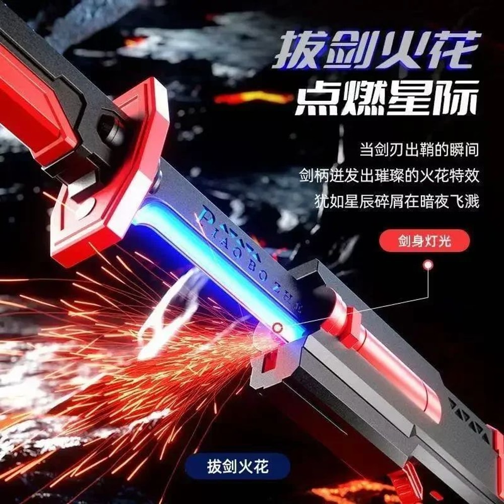 SpectrumBlade 7Color LED Light Sword With Spark And Smoke Effects 0