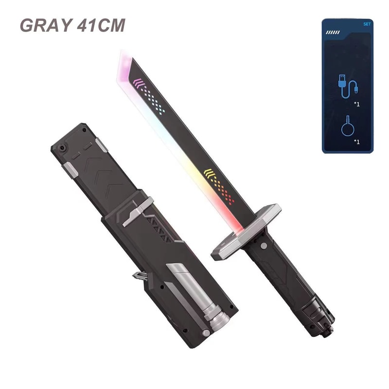 SpectrumBlade 7Color LED Light Sword With Spark And Smoke Effects 11