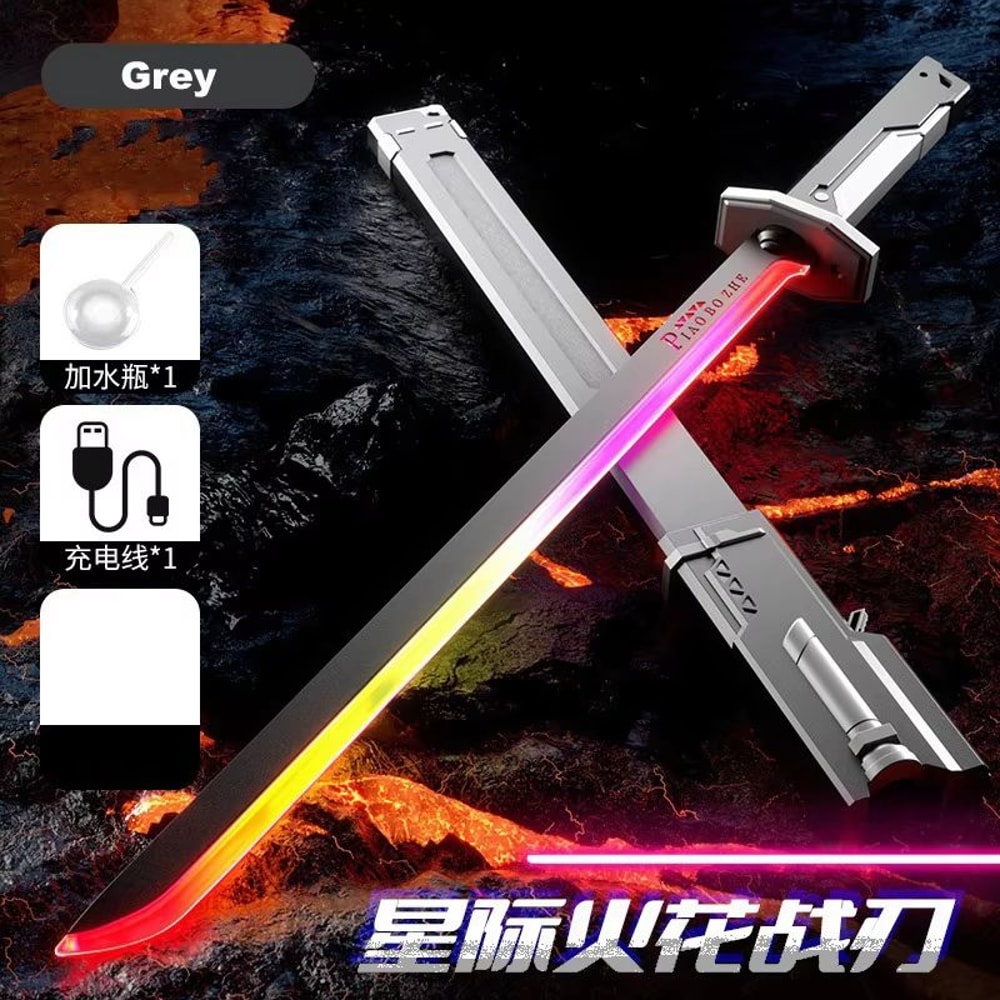 SpectrumBlade 7Color LED Light Sword With Spark And Smoke Effects 7