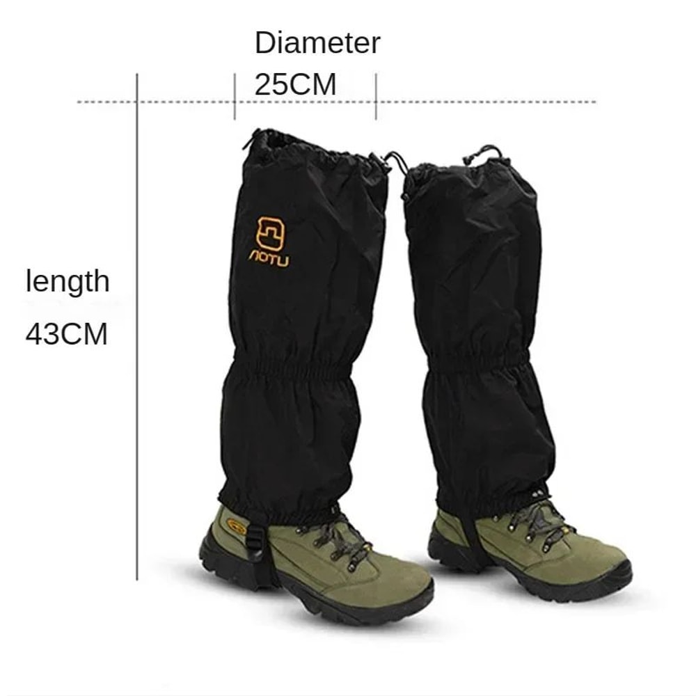 TrailGuard Outdoor Snow And Sand Leg Gaiters For Hiking And Cycling 1