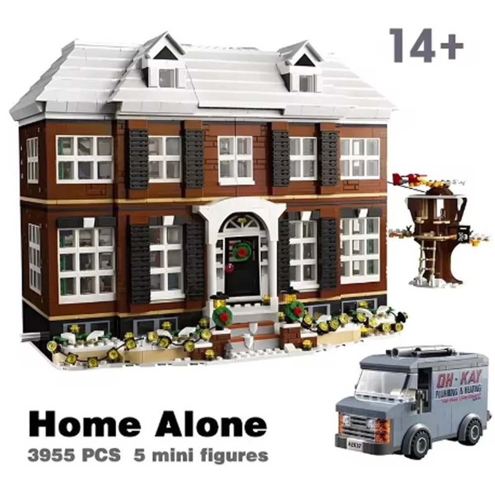 HolidayHome 3955Piece Home Alone House Model Building Block Set 0