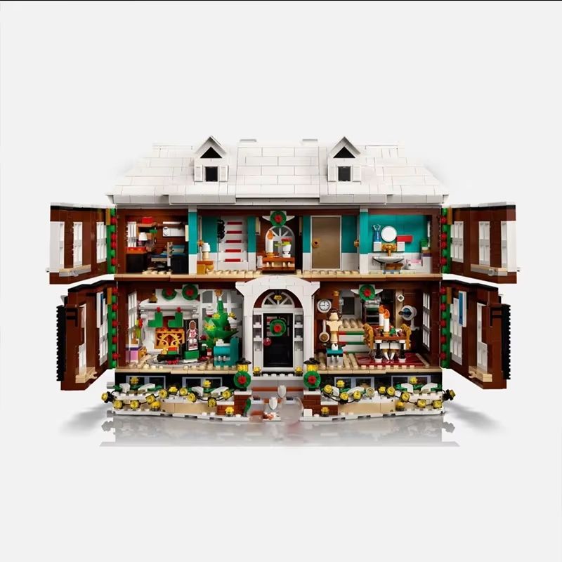 HolidayHome 3955Piece Home Alone House Model Building Block Set 4