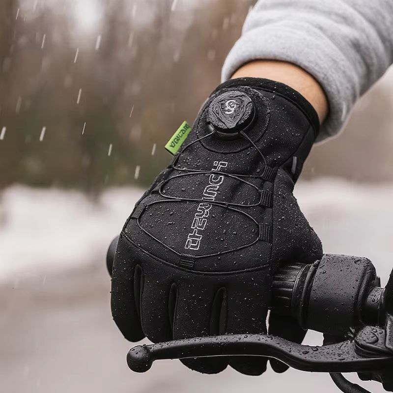 WinterGuard Extended Cuff Touchscreen Gloves Windproof Waterproof Warm Gloves For Ski And Cycling U 0