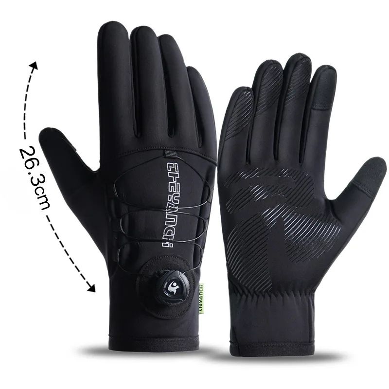 WinterGuard Extended Cuff Touchscreen Gloves Windproof Waterproof Warm Gloves For Ski And Cycling U 5