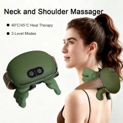reliefpro 3-level bionic kneading massager neck & back pillow (full-body electric massage)