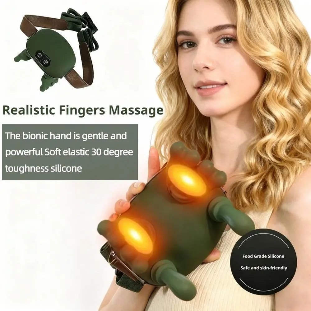 ReliefPro 3Level Bionic Kneading Massager Neck Back Pillow FullBody Electric Massage 1