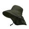 UPF 50 Wide Brim Sun Hat With Neck Flap For Women Outdoor Protection 9