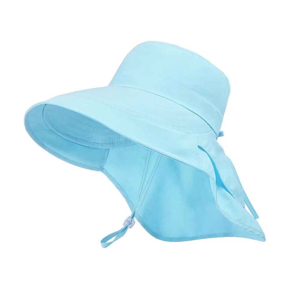 UPF 50 Wide Brim Sun Hat With Neck Flap For Women Outdoor Protection 6