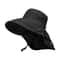 UPF 50 Wide Brim Sun Hat With Neck Flap For Women Outdoor Protection 7
