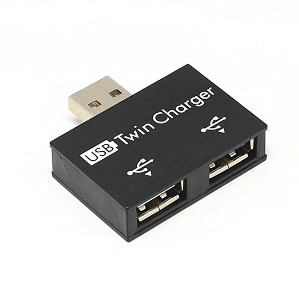 USB DualPort OTG Current Extender And ChargingData Splitter Adapter 0